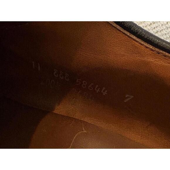 Allen Edmonds Byron Black Captoe Oxford Leather Dress Shoes Men's US 11 EEE WIDE - Picture 8 of 9